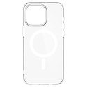 Spigen Ultra Hybrid Mag pouzdro s MagSafe pro iPhone 15 Pro - čiré matné