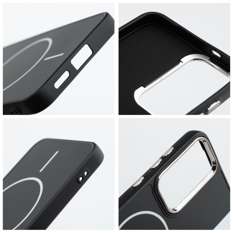 Kryt FRAME MAG COVER pro Samsung Galaxy A57 - černý (MagSafe)