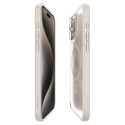 Spigen Ultra Hybrid Mag pouzdro s MagSafe pro iPhone 15 Pro - matný titan přírodní