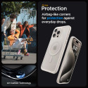 Spigen Ultra Hybrid Mag pouzdro s MagSafe pro iPhone 15 Pro - matný titan přírodní