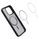 Spigen Ultra Hybrid Mag pouzdro s MagSafe pro iPhone 15 Pro - průhledné černé