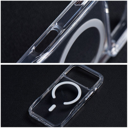 Kryt Roar SLIM DEFENDER MagSafe pro iPhone 15 Pro - transparentní