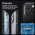 Spigen Ultra Hybrid Mag pouzdro s MagSafe pro iPhone 15 Pro - průhledné černé