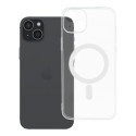 Kryt MAG COVER pro iPhone 15 Plus - transparentní