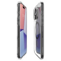 Spigen Ultra Hybrid Mag pouzdro s MagSafe pro iPhone 15 Pro - průhledné šedé