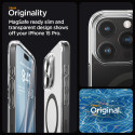 Spigen Ultra Hybrid Mag pouzdro s MagSafe pro iPhone 15 Pro - průhledné šedé