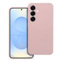 Kryt SILICONE 2mm pro Samsung S25 EDGE - pudrově růžový