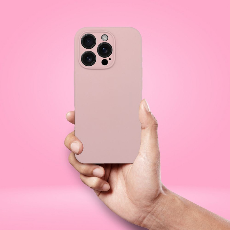 Kryt pro iPhone 15 - pudrově růžový