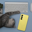 Kryt SILICONE 2mm pro Samsung S25 PLUS - yellow (MagSafe)