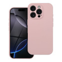 Kryt Silicone 2mm pro iPhone 15 Pro - pudrově růžový