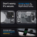 Spigen Ultra Hybrid Mag pouzdro s MagSafe pro iPhone 15 Pro - tmavě šedé (Zero One design)