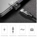BASEUS CATJQ-A01 Redukce OTG USB-A na USB-C až 2,4A, hliníková, černá