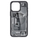 Spigen Ultra Hybrid Mag pouzdro s MagSafe pro iPhone 15 Pro - tmavě šedé (Zero One design)