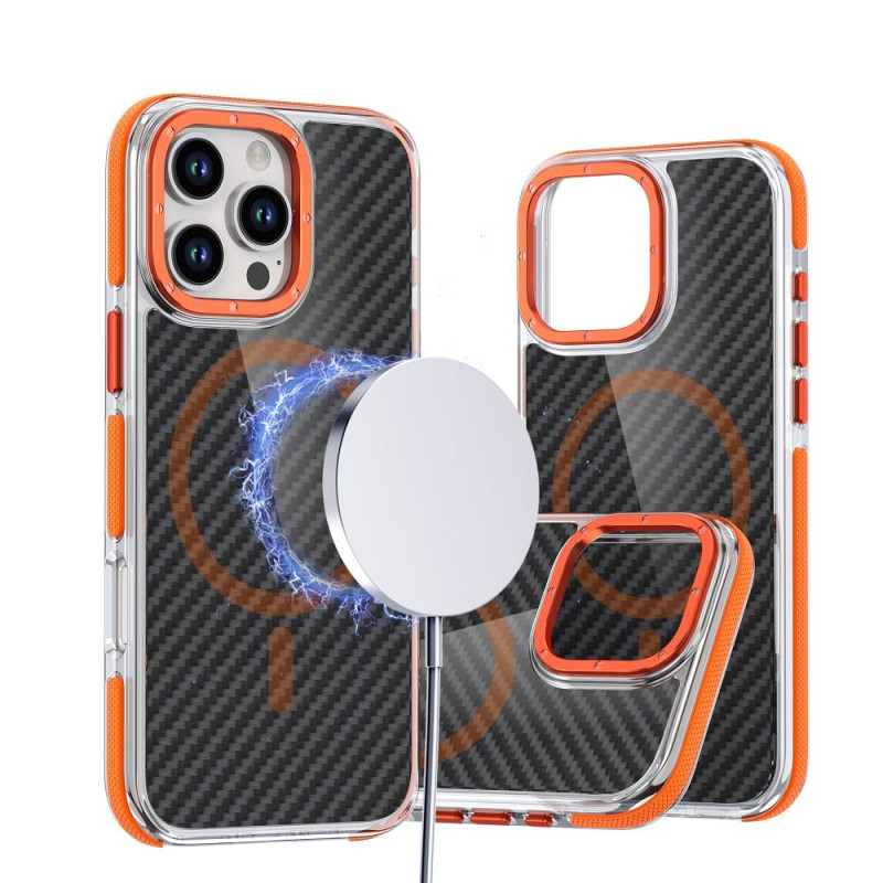 Kryt FIBER MAG COVER pro iPhone 16e (SE4 2025) / 17e - oranžová