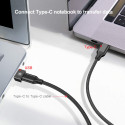 BASEUS CATJQ-A01 Redukce OTG USB-A na USB-C až 2,4A, hliníková, černá
