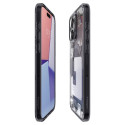 Spigen Ultra Hybrid Mag pouzdro s MagSafe pro iPhone 15 Pro - tmavě šedé (Zero One design)