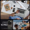 Spigen Ultra Hybrid Mag pouzdro s MagSafe pro iPhone 15 Pro - zlaté