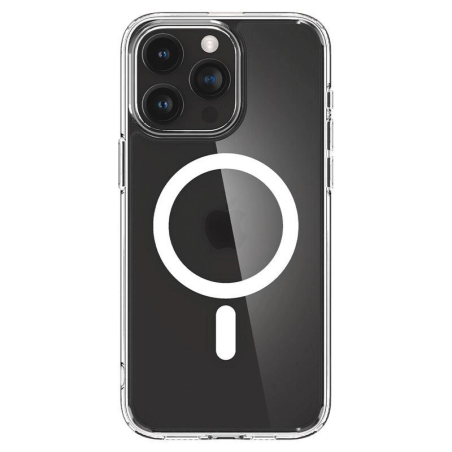 Spigen Ultra Hybrid Mag pouzdro s MagSafe pro iPhone 15 Pro Max - čiré matné