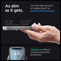 Spigen Ultra Hybrid Mag pouzdro s MagSafe pro iPhone 15 Pro Max - čiré matné