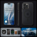 Spigen Ultra Hybrid Mag pouzdro s MagSafe pro iPhone 15 Pro Max - průhledné černé