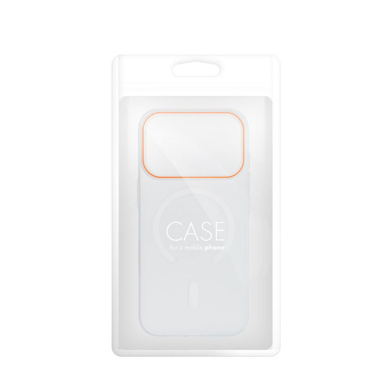 Kryt GO ORANGE pro iPhone 17 - transparentní kosmická oranžová