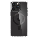 Spigen Ultra Hybrid Mag pouzdro s MagSafe pro iPhone 15 Pro Max - šedé
