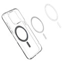 Spigen Ultra Hybrid Mag pouzdro s MagSafe pro iPhone 15 Pro Max - šedé