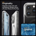 Spigen Ultra Hybrid Mag pouzdro s MagSafe pro iPhone 15 Pro Max - šedé