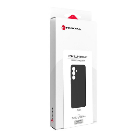 Kryt Forcell F-PROTECT Rubber Premium Samsung S26 PLUS - černá