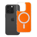 Kryt Clear Fusion Mag Cover iPhone 16 Pro - hermes orange