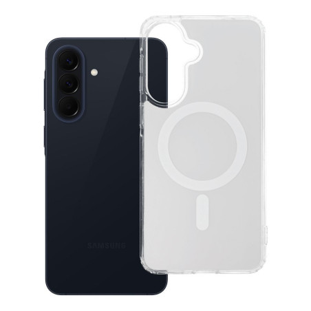 Kryt CLEAR FUSION MAG COVER pro Samsung A57 – bílá