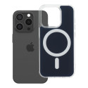 Kryt CLEAR FUSION MAG COVER iPhone 15 Pro – tmavě modrý