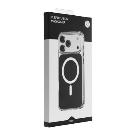 Kryt Clear Fusion Mag Cover iPhone 16 Pro Max black