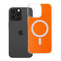 Kryt CLEAR FUSION MAG COVER iPhone 16 Pro Max - hermes orange