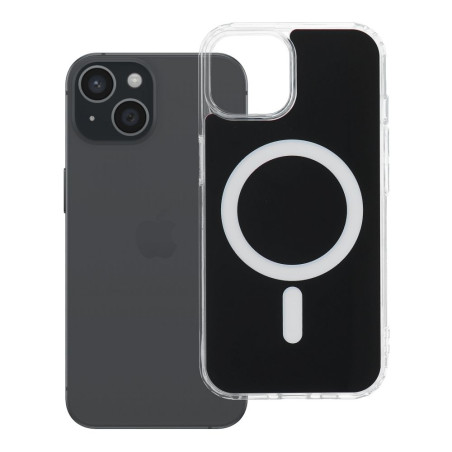 Kryt Clear Fusion Mag Cover pro iPhone 15 – černý