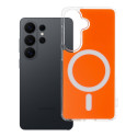 Kryt CLEAR FUSION MAG COVER pro Samsung S26 – hermes orange