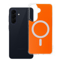 Kryt Clear Fusion Mag Cover pro Samsung A57 – hermes orange