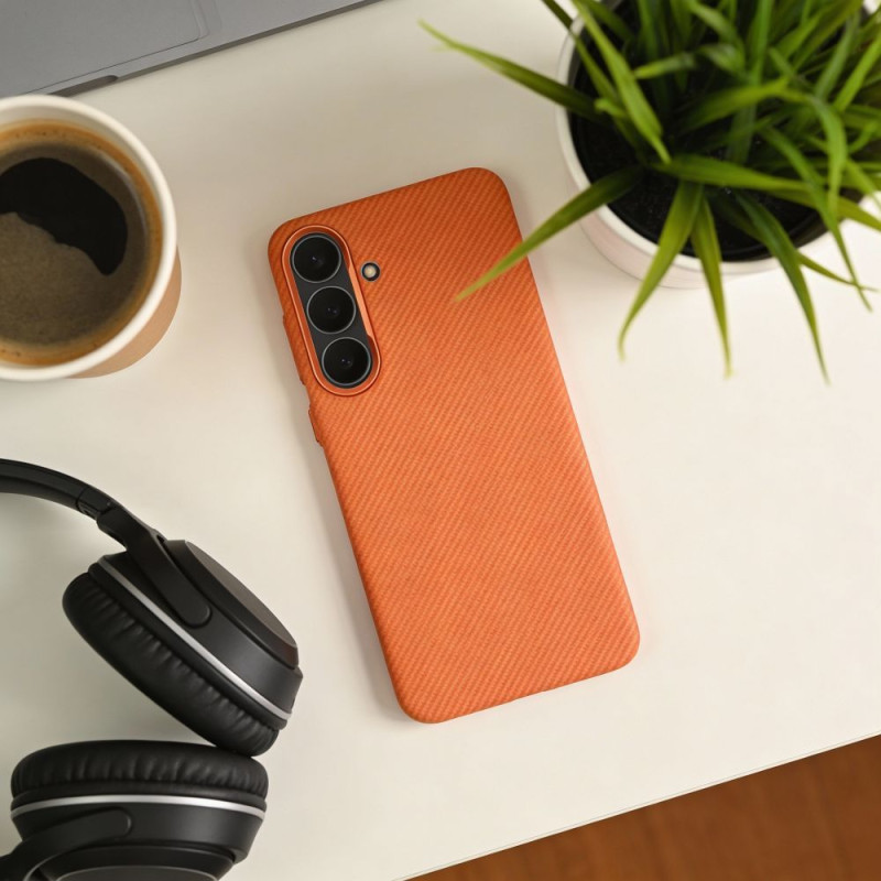 Kryt K-Look pro Samsung S26 ULTRA - oranžová (MagSafe)