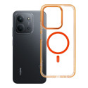 Kryt FRAME CLEAR HYBRID pro Xiaomi Redmi 15C – hermes orange