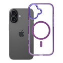 Kryt FRAME CLEAR HYBRID pro iPhone 17 - fialový