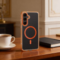 Kryt FRAME CLEAR HYBRID pro Samsung A37 - hermes orange