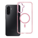 Kryt FRAME CLEAR HYBRID MagSafe pro Samsung A17/A18 - pudrově růžový