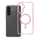 Kryt FRAME CLEAR HYBRID pro Samsung A56 - pudrově růžový