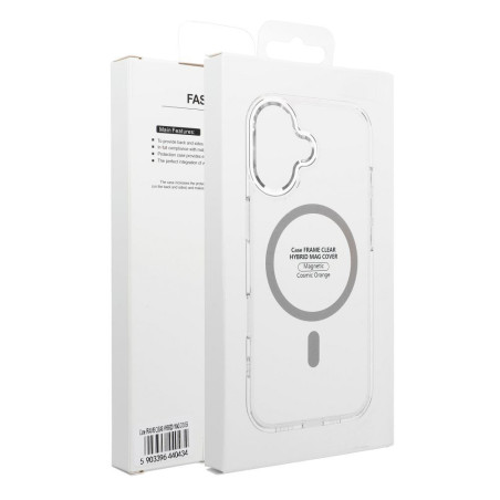 Kryt FRAME CLEAR HYBRID MagSafe Motorola G56 - průhledný