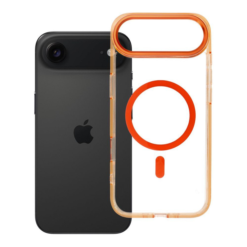 Kryt FRAME CLEAR HYBRID pro iPhone Air - hermes orange