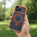 Kryt FRAME CLEAR HYBRID pro iPhone Air - hermes orange
