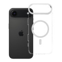 Kryt FRAME CLEAR HYBRID MagSafe iPhone 17 - transparentní
