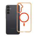 Kryt FRAME CLEAR HYBRID pro Samsung A16 - hermes orange