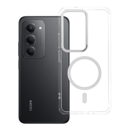 Kryt FRAME CLEAR HYBRID pro Redmi 15 - transparentní