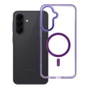 Kryt FRAME CLEAR HYBRID pro Samsung A37 - fialová (MagSafe)